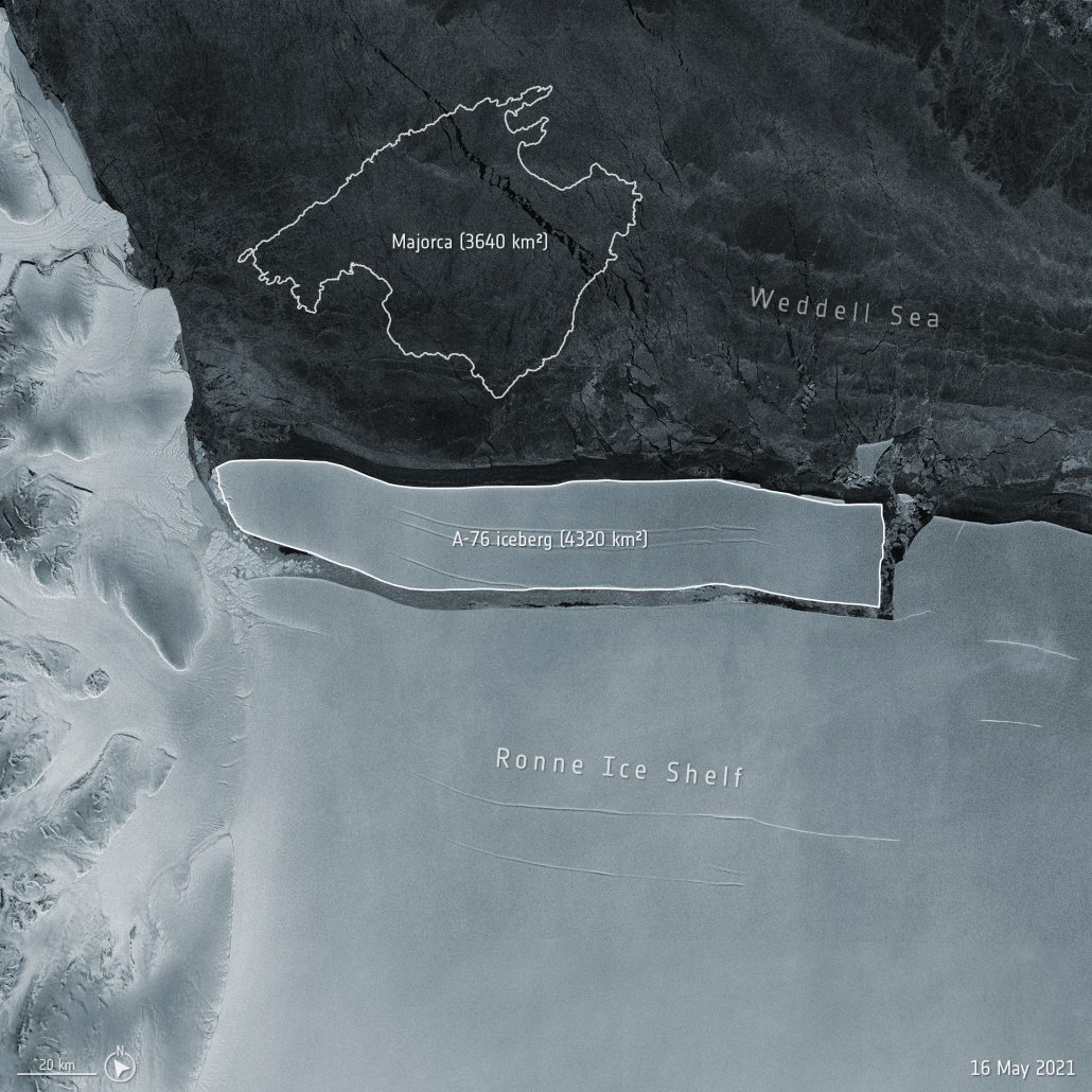 Maior iceberg do mundo se desprendeu da Antártida