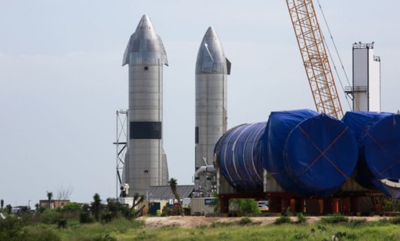 A torre de lançamento de foguetes da SpaceX pode ser derrubada a qualquer momento pelos EUA