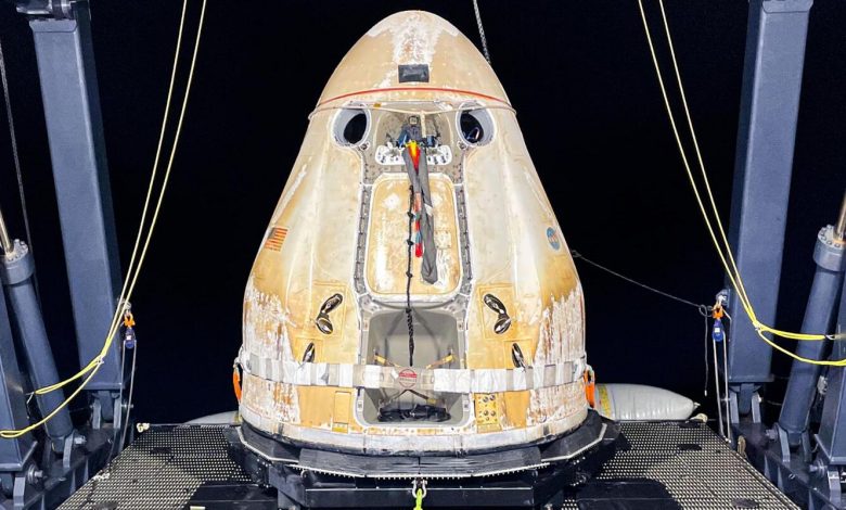 SpaceX traz sonda de volta para Terra cheia de materiais e amostras para pesquisa