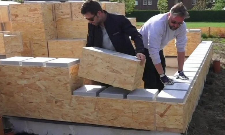 Especialistas desenvolvem kit de “blocos LEGO” de madeira para construir casas