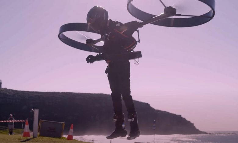 Veja o vídeo do CopterPack: a junção do jetpack e drones lançada por empresa Australiana