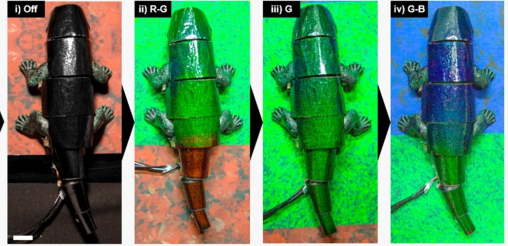 Novo robô camaleão que muda de cor pode ser usado para camuflagem militar
